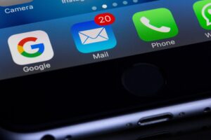 the image is showing the email